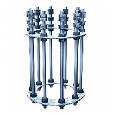 Конструкция фундамента мачты ВОУ и ЛЭП Конструкция фундамента мачты ВОУ и ЛЭП